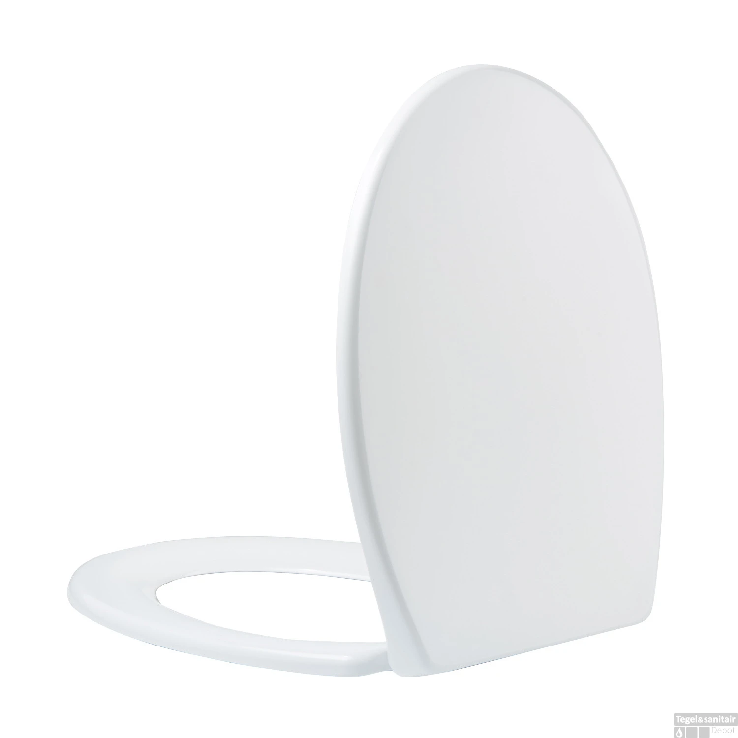 Toiletzitting Boss & Wessing Soft-Close One Touch Zitting Inclusief Deksel Mat Wit - Afbeelding 4