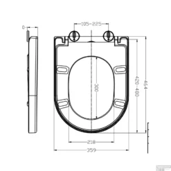 Toiletzitting Boss & Wessing Vesta Soft-close Tbv Wandcloset 52cm Mat Zwart 5 Toiletzitting Boss & Wessing Vesta Soft-close Tbv Wandcloset 52cm Mat Zwart -Zalig Baden Verkoopwinkel toiletzitting boss wessing vesta soft close tbv wandcloset 52cm mat zwart tech