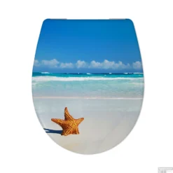 Toiletzitting Cedo Star Fish Softclose Veelkleurig