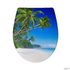 Toiletzitting Cedo Tropical Softclose Strand Veelkleurig