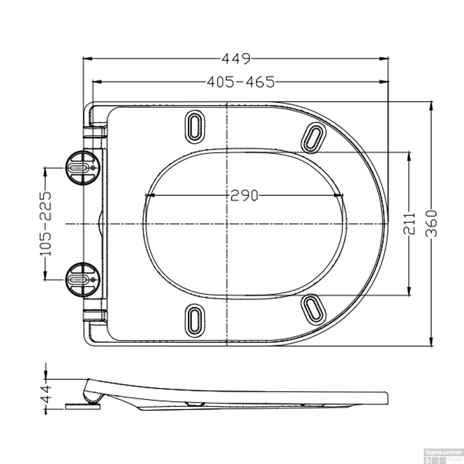 Toiletzitting Met Deksel Boss & Wessing Fair One Touch Mat Grijs 8 Toiletzitting Met Deksel Boss & Wessing Fair One Touch Mat Grijs - Afbeelding 8