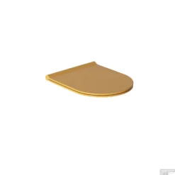 Toiletzitting Salenzi Form Slim Met Softclose Glans Geel