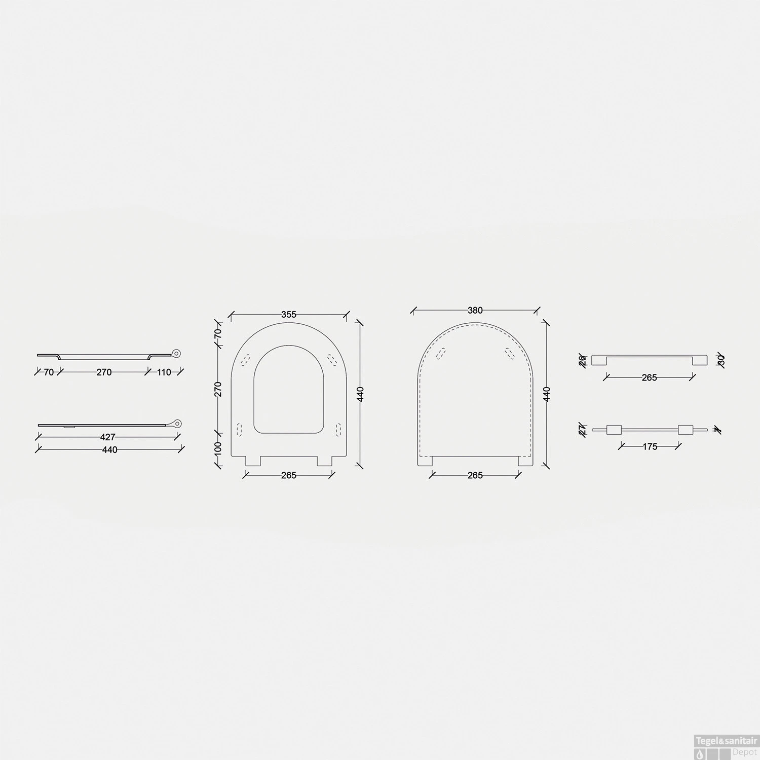 Toiletzitting Salenzi Form Slim Met Softclose Glans Geel 2 Toiletzitting Salenzi Form Slim Met Softclose Glans Geel - Afbeelding 2