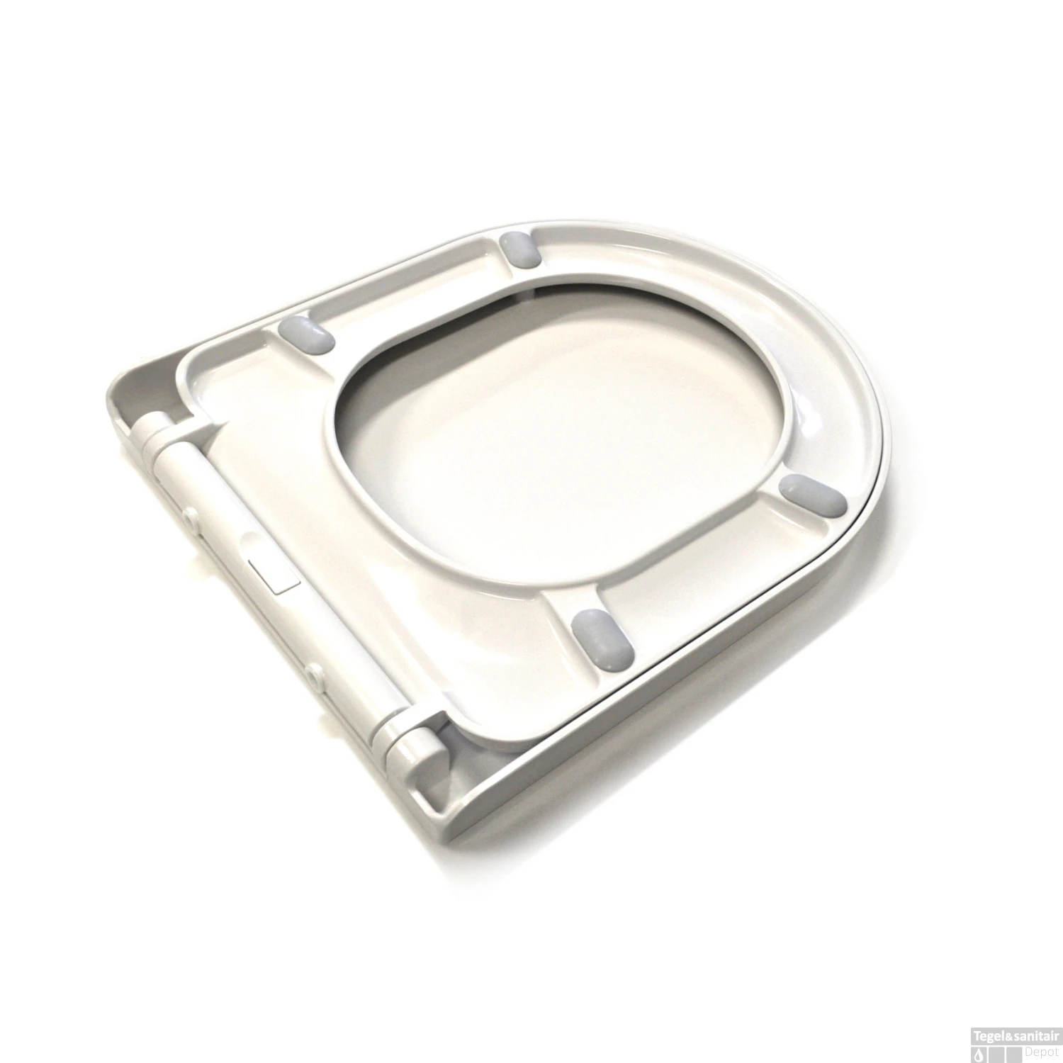 Toiletzitting Sanicare Soft-Close Rondo Met Deksel 35,6x43,5cm Wit 3 Toiletzitting Sanicare Soft-Close Rondo Met Deksel 35,6x43,5cm Wit - Afbeelding 3