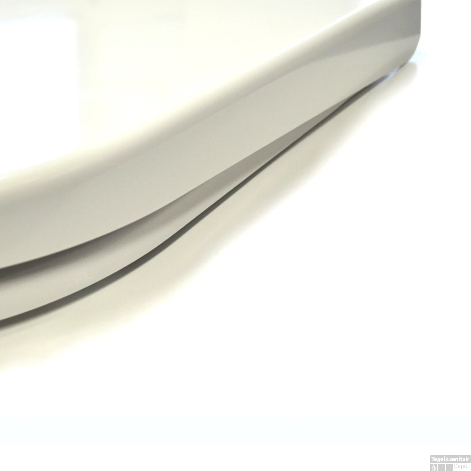 Toiletzitting Sanicare Soft-Close Rondo Met Deksel 35,6x43,5cm Wit 2 Toiletzitting Sanicare Soft-Close Rondo Met Deksel 35,6x43,5cm Wit - Afbeelding 2