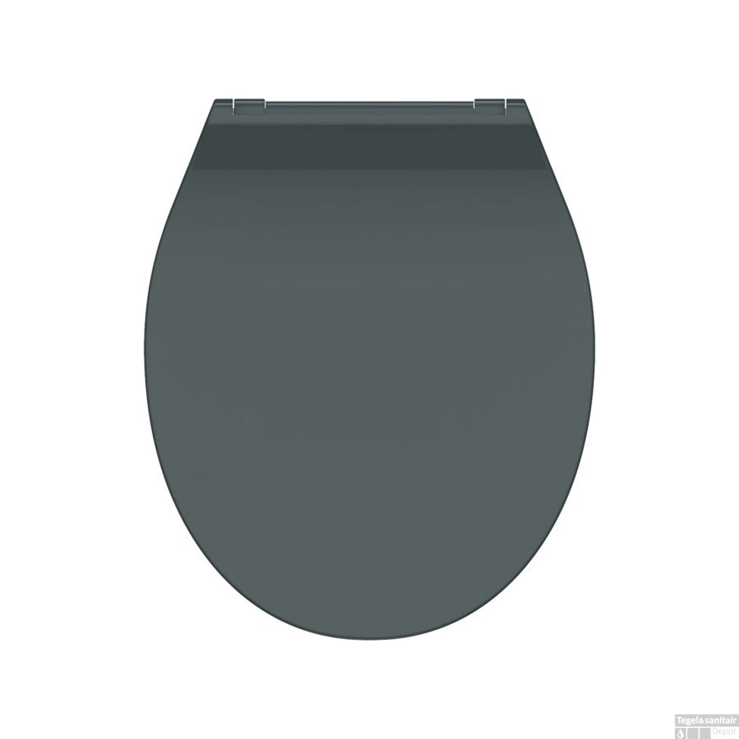 Toiletzitting Schutte Slim Anthrazit Duroplast Ultra Dun Met Soft Close En Quick Release Antraciet 2 Toiletzitting Schutte Slim Anthrazit Duroplast Ultra Dun Met Soft Close En Quick Release Antraciet - Afbeelding 2