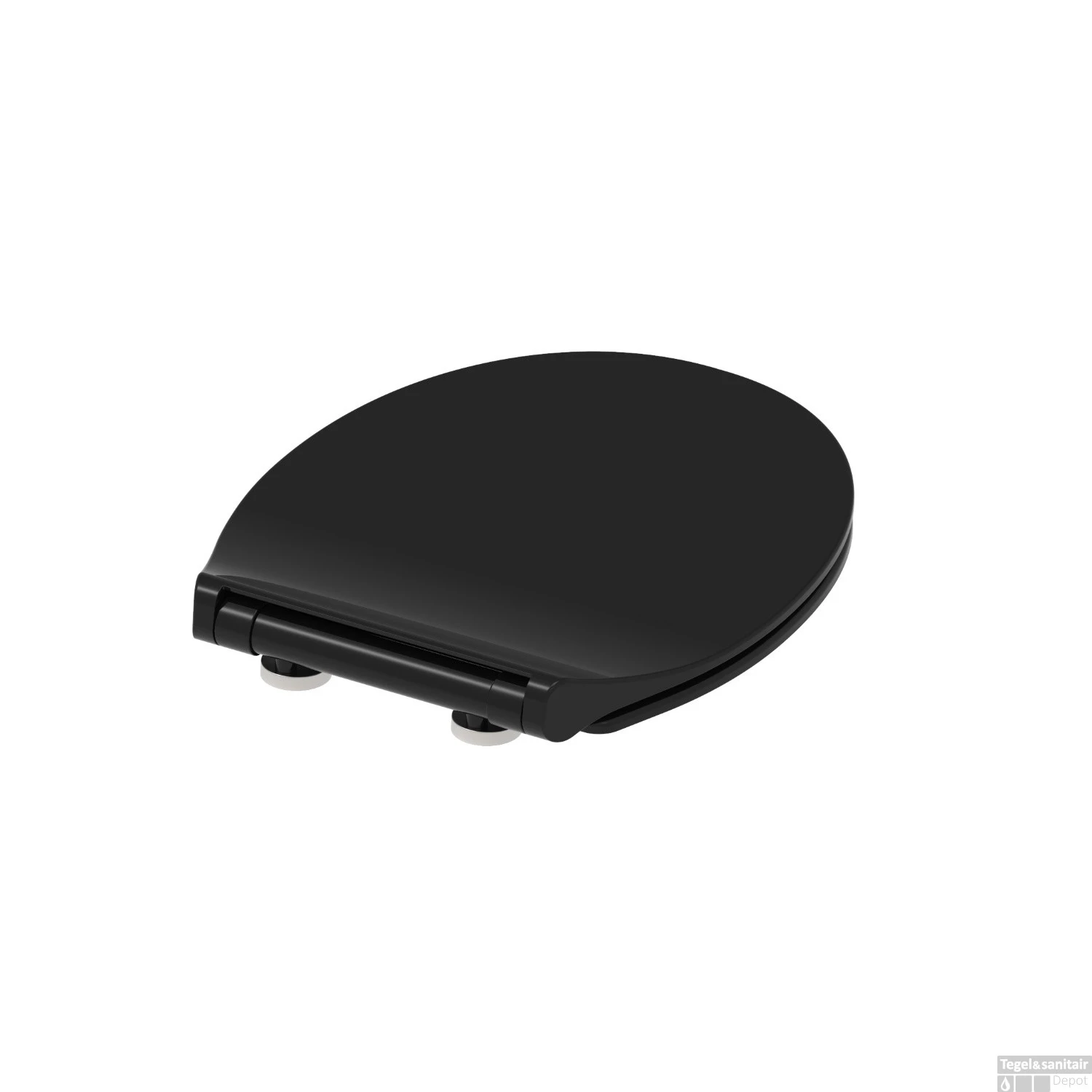 Toiletzitting Schutte Slim Black Ultra Dun Afklikbaar Soft Close Zwart Verstelbaar HoH 7 Tot 19 Cm 2 Toiletzitting Schutte Slim Black Ultra Dun Afklikbaar Soft Close Zwart Verstelbaar HoH 7 Tot 19 Cm - Afbeelding 2