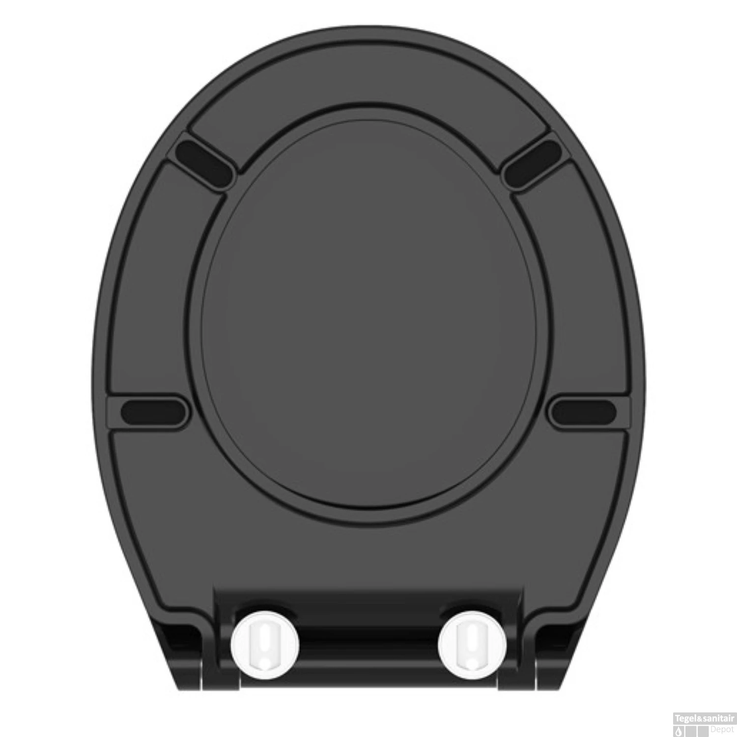 Toiletzitting Schutte Slim Black Ultra Dun Afklikbaar Soft Close Zwart Verstelbaar HoH 7 Tot 19 Cm 5 Toiletzitting Schutte Slim Black Ultra Dun Afklikbaar Soft Close Zwart Verstelbaar HoH 7 Tot 19 Cm - Afbeelding 5