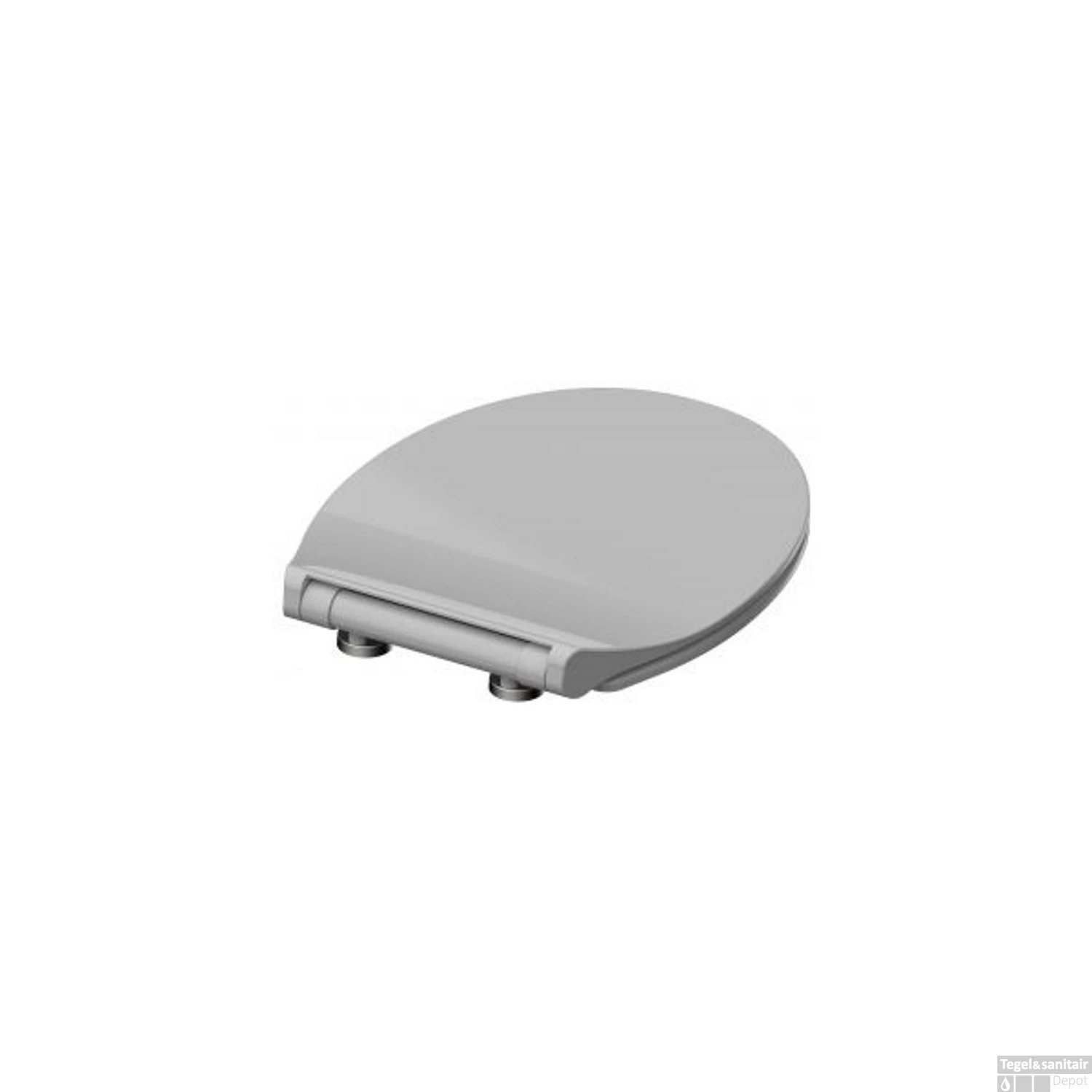 Toiletzitting Schutte Slim Grey Duroplast Ultra Dun Met Soft Close En Quick Release Gelakt Grijs 4 Toiletzitting Schutte Slim Grey Duroplast Ultra Dun Met Soft Close En Quick Release Gelakt Grijs - Afbeelding 4