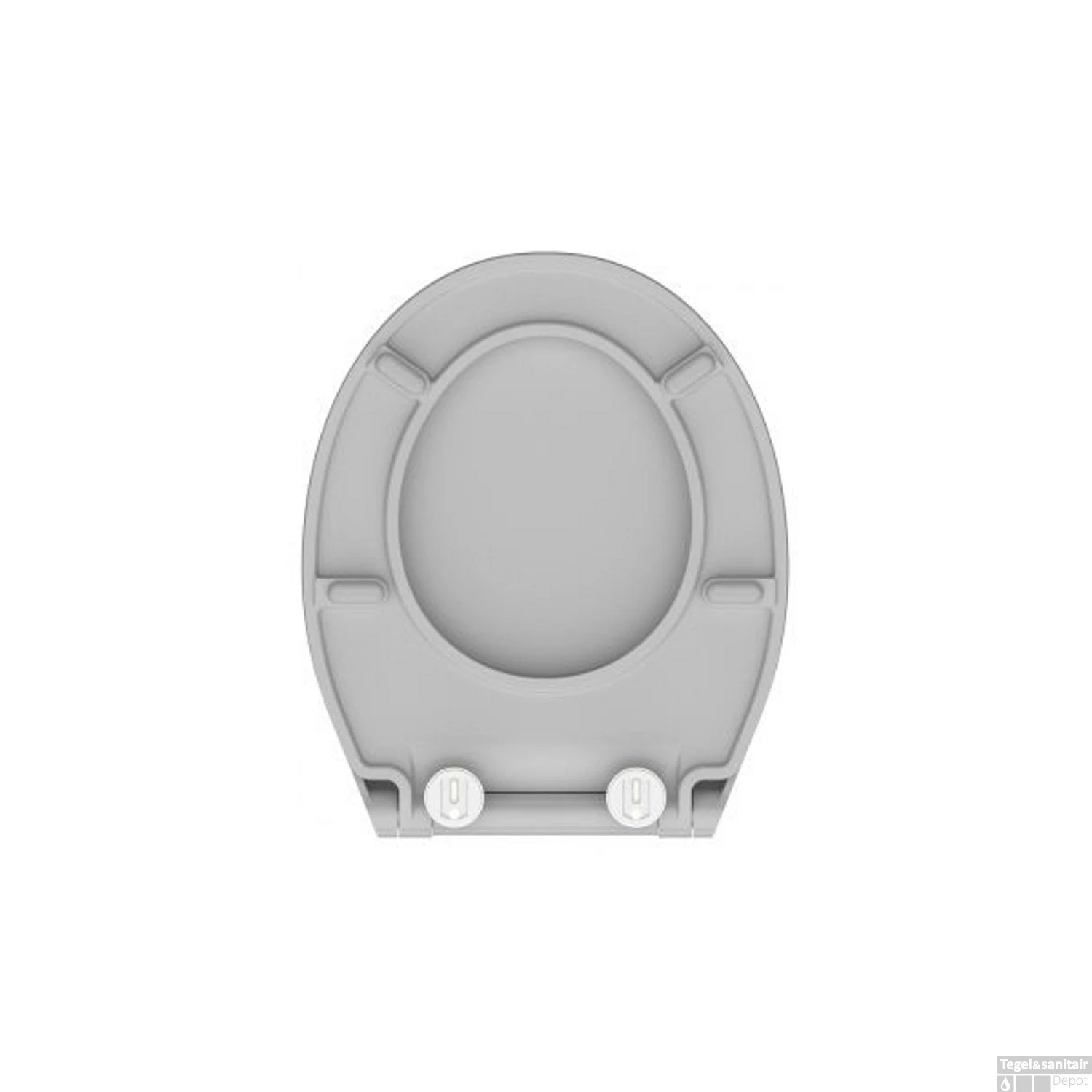 Toiletzitting Schutte Slim Grey Duroplast Ultra Dun Met Soft Close En Quick Release Gelakt Grijs 5 Toiletzitting Schutte Slim Grey Duroplast Ultra Dun Met Soft Close En Quick Release Gelakt Grijs - Afbeelding 5