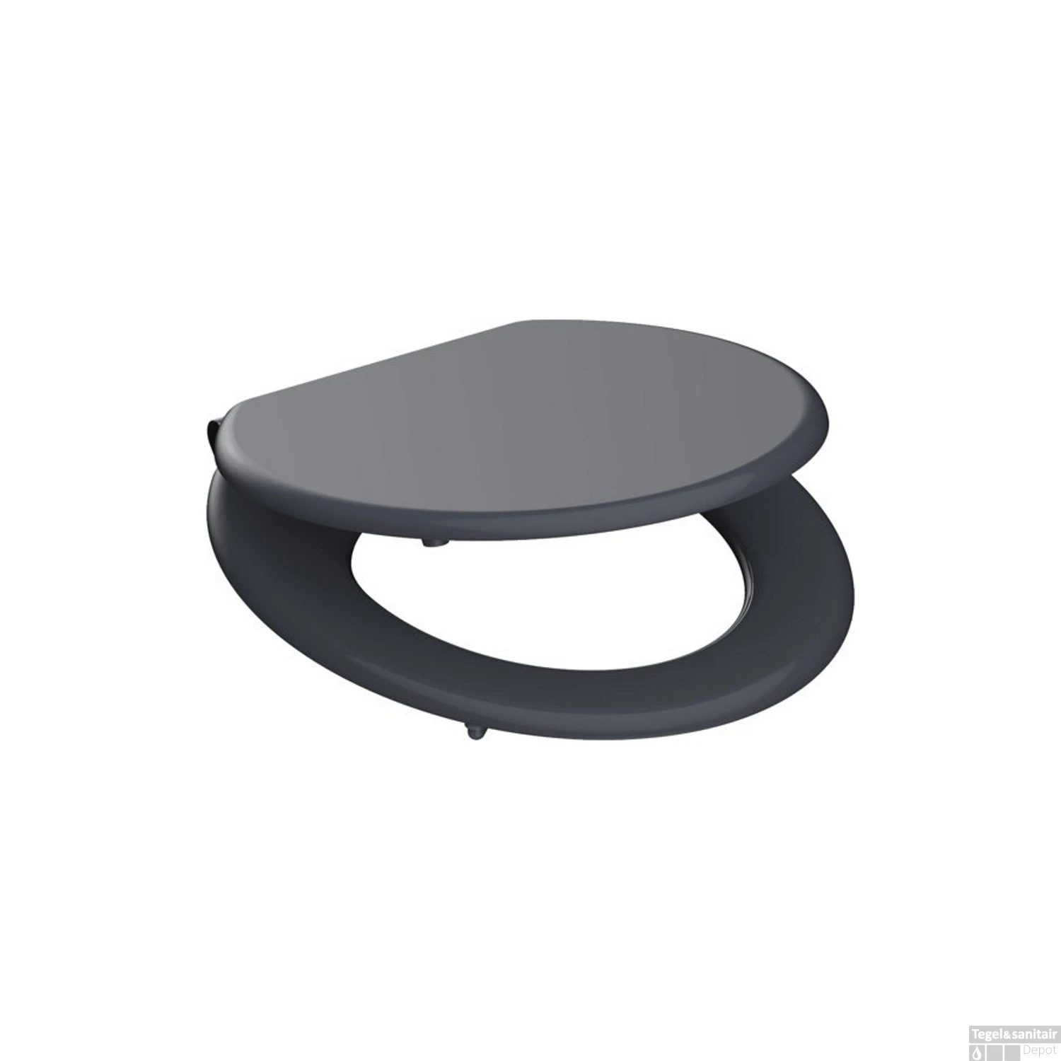 Toiletzitting Schutte Spirit Athrazit MDF Soft Close Mat Antraciet