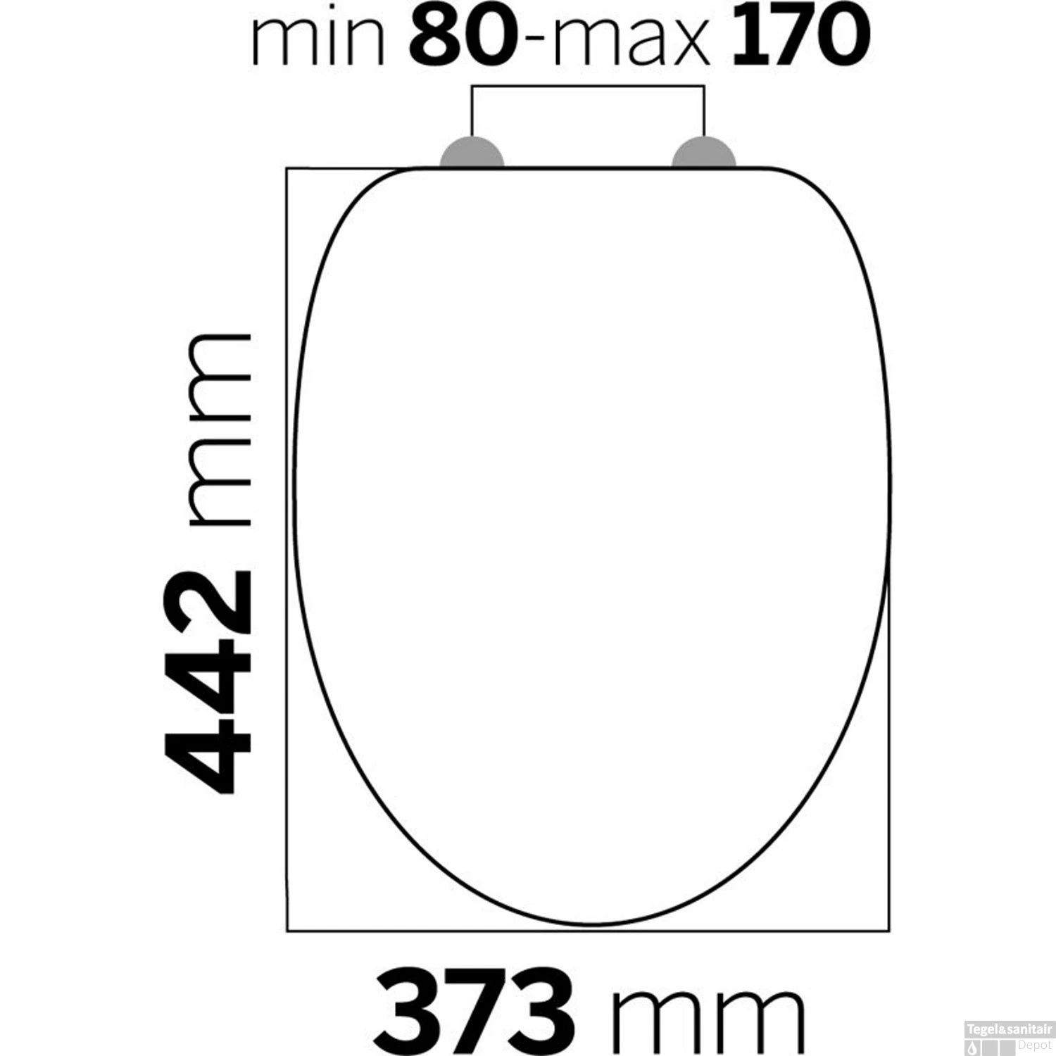 Toiletzitting Tiger Burton Softclose Duroplast Wit 8 Toiletzitting Tiger Burton Softclose Duroplast Wit - Afbeelding 8
