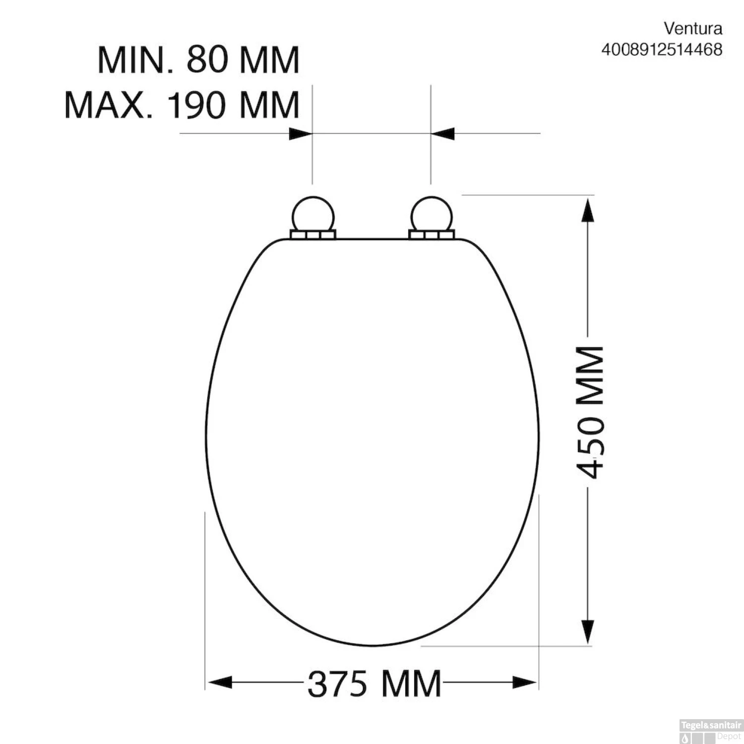 Toiletzitting Tiger Ventura Softclose Duroplast Pergamon 9 Toiletzitting Tiger Ventura Softclose Duroplast Pergamon - Afbeelding 9