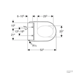 Toiletzitting Met Onderdouche Geberit AquaClean Tuma Classic Alpien Wit 7 Toiletzitting Met Onderdouche Geberit AquaClean Tuma Classic Alpien Wit -Zalig Baden Verkoopwinkel toiletzitting tuma classic geberit wit tech1