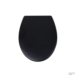 Toiletzitting Wiesbaden Malta One Touch Softclose Mat Zwart