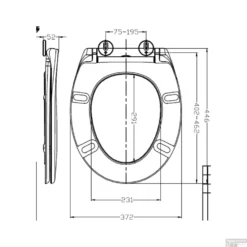 Toiletzitting Wiesbaden Malta One Touch Softclose Mat Zwart -Zalig Baden Verkoopwinkel toiletzitting wiesbaden malta one touch softclose mat zwart tech
