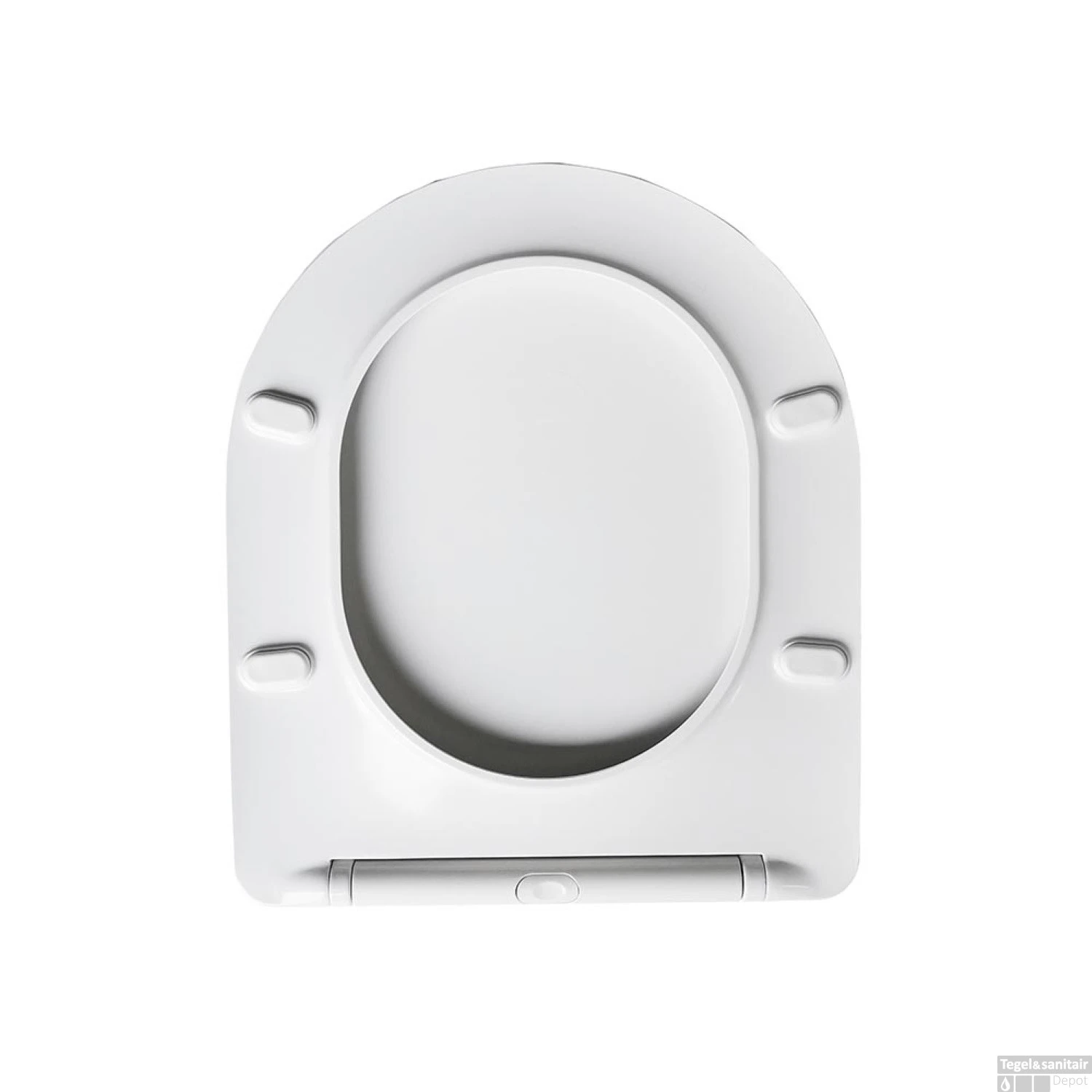 Toiletzitting Wiesbaden Nibiru Softclose Zitting 36 Cm + Deksel Wit 2 Toiletzitting Wiesbaden Nibiru Softclose Zitting 36 Cm + Deksel Wit - Afbeelding 2