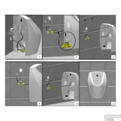 Urinoir Boss & Wessing Aloni 34x55 Cm Met Sensor Wit 7 Urinoir Boss & Wessing Aloni 34x55 Cm Met Sensor Wit -Zalig Baden Verkoopwinkel tp645 handleiding 1