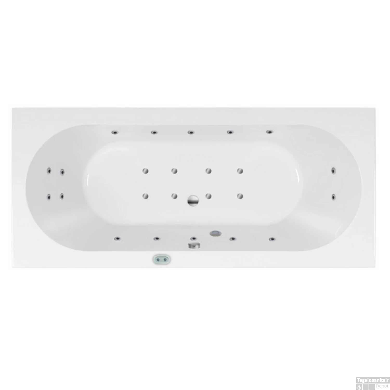 Whirlpool Boss & Wessing Urby Silent 3 180x80cm Dubbel Systeem 2 Whirlpool Boss & Wessing Urby Silent 3 180x80cm Dubbel Systeem - Afbeelding 2