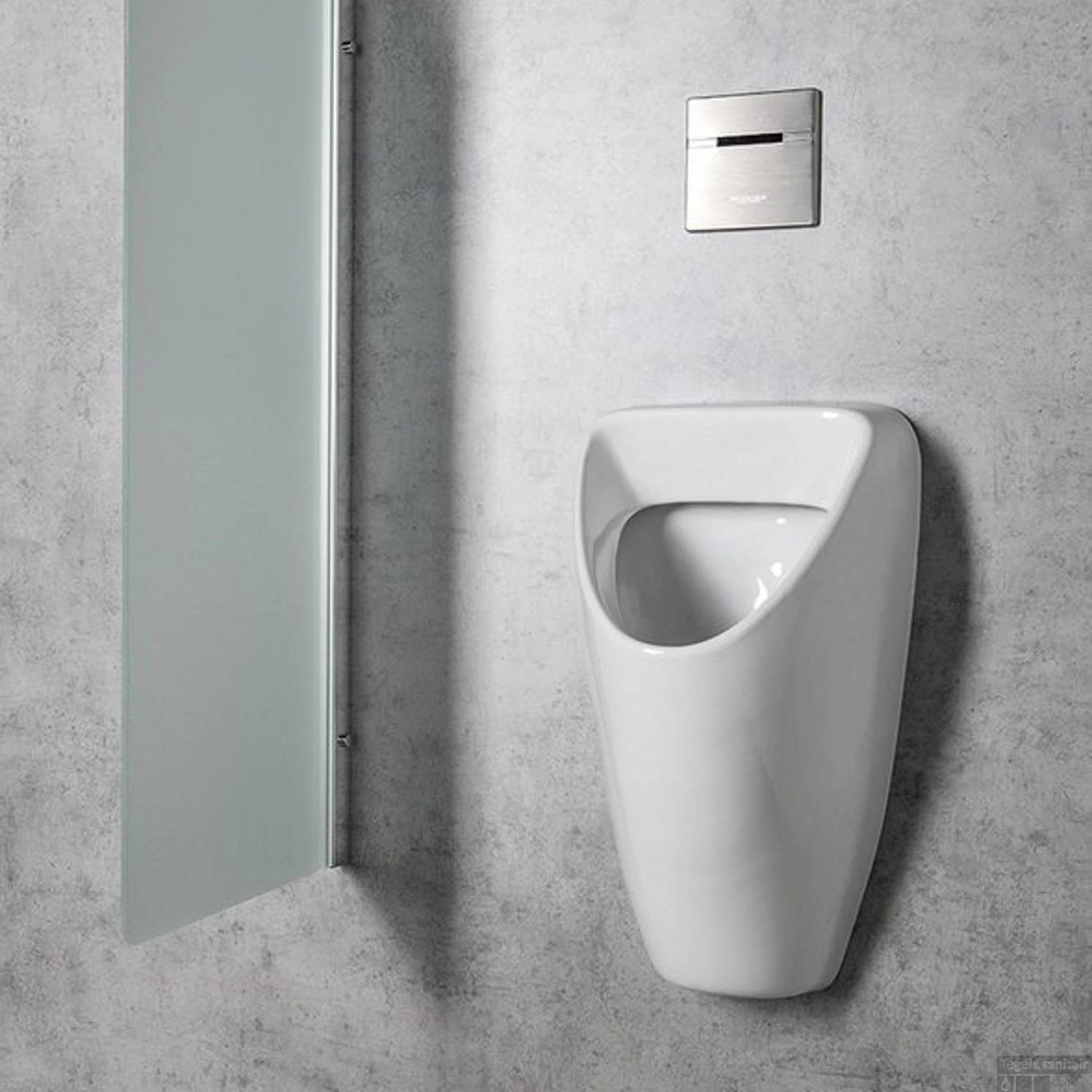 Urinoir Bruckner Schwarn 34x55x31cm Rond Met Achterinlaat Wit 2 Urinoir Bruckner Schwarn 34x55x31cm Rond Met Achterinlaat Wit - Afbeelding 2