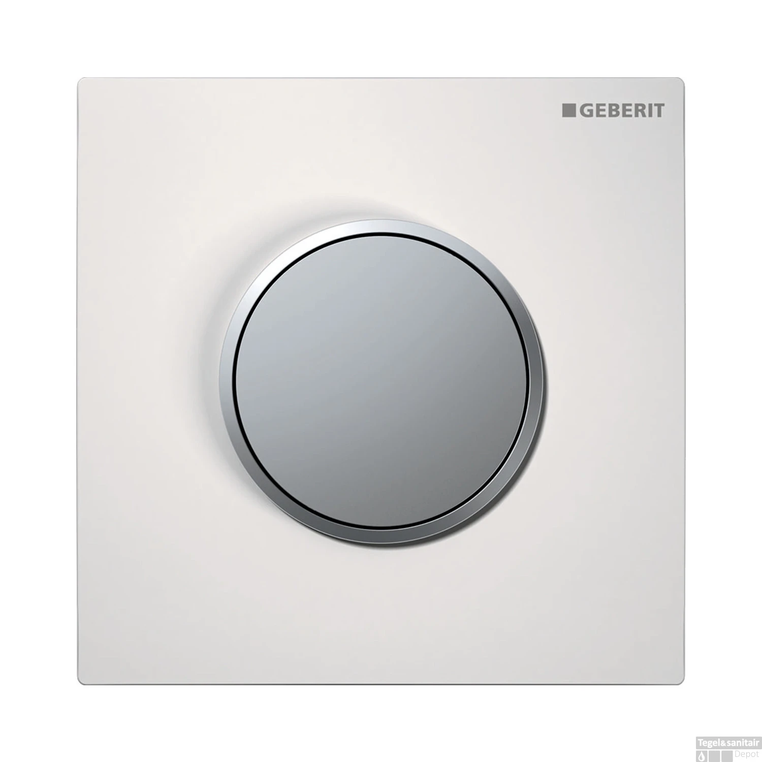 Urinoirstuursysteem Geberit Sigma 10 Pneumatische Bediening Wit/Chroom 1 Urinoirstuursysteem Geberit Sigma 10 Pneumatische Bediening Wit/Chroom