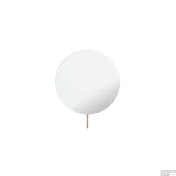 Vergrotingsspiegel Hotbath Cobber Wandmontage Draaibaar 20 Cm Geborsteld Koper PVD