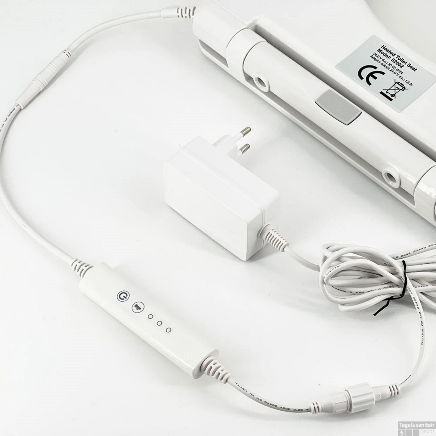 Verwarmde Toiletzitting Maro D'Italia ADOB Warmlet Softclose Wit 11 Verwarmde Toiletzitting Maro D'Italia ADOB Warmlet Softclose Wit - Afbeelding 11