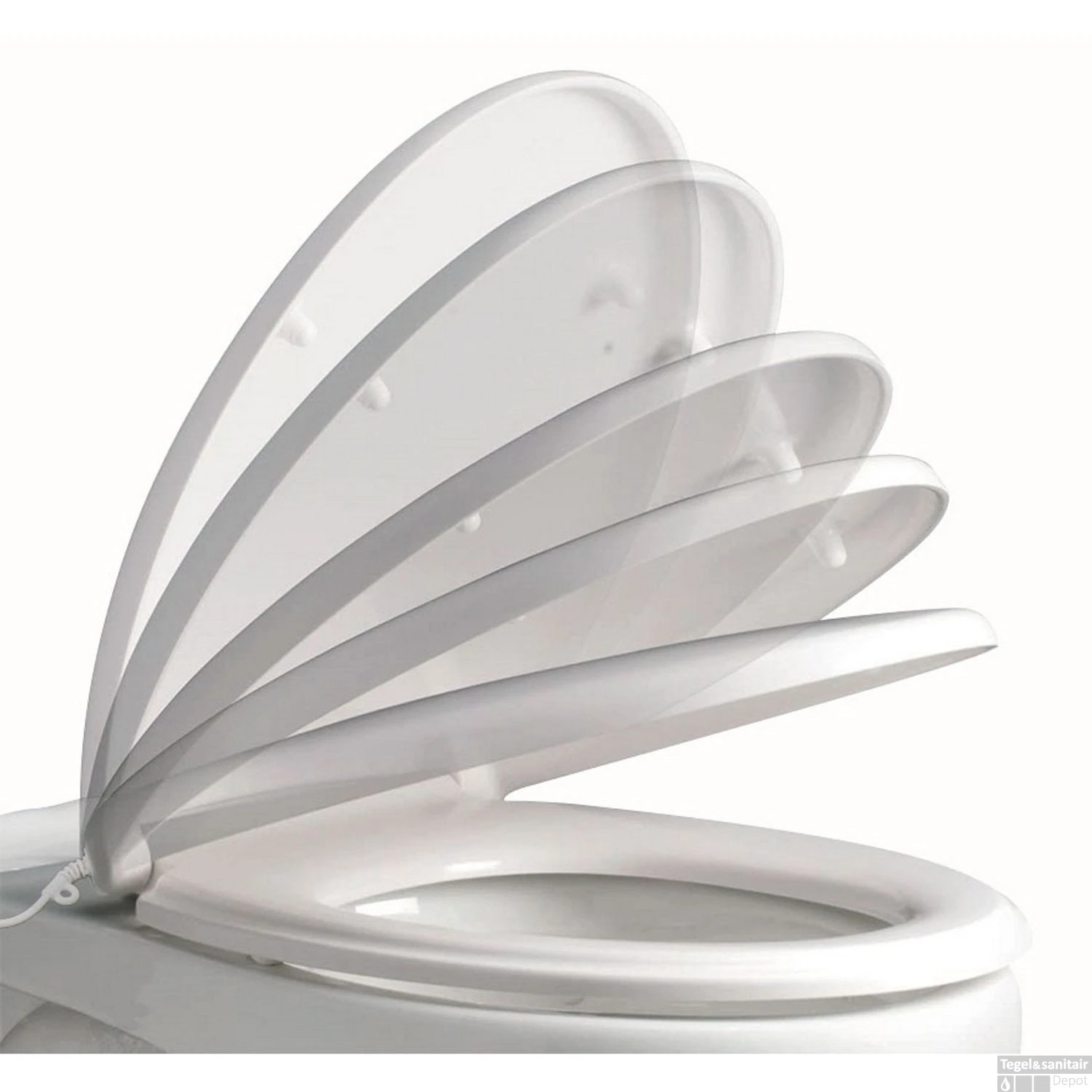 Verwarmde Toiletzitting Maro D'Italia ADOB Warmlet Softclose Wit 9 Verwarmde Toiletzitting Maro D'Italia ADOB Warmlet Softclose Wit - Afbeelding 9