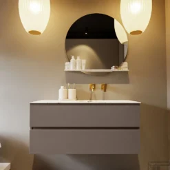 MONDIAZ VICA-DLUX 110cm Badmeubel Onderkast Smoke 2 Lades. Inbouw Wastafel CLOUD Rechts Zonder Kraangat, Kleur Glace. 12 MONDIAZ VICA-DLUX 110cm Badmeubel Onderkast Smoke 2 Lades. Inbouw Wastafel CLOUD Rechts Zonder Kraangat, Kleur Glace. -Zalig Baden Verkoopwinkel vica dluxe inbouw cloud glace smoke front2 0016