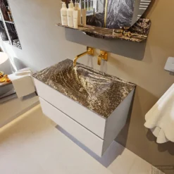 MONDIAZ VICA-DLUX 80cm Badmeubel Onderkast Linen 2 Lades. Inbouw Wastafel CLOUD Midden Zonder Kraangat, Kleur Lava. 9 MONDIAZ VICA-DLUX 80cm Badmeubel Onderkast Linen 2 Lades. Inbouw Wastafel CLOUD Midden Zonder Kraangat, Kleur Lava. -Zalig Baden Verkoopwinkel vica dluxe inbouw cloud lava linen side1 0004 13132514400456