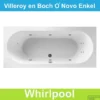 Ligbad Villeroy & Boch O.novo 180x80 Cm Balboa Whirlpool Systeem Enkel