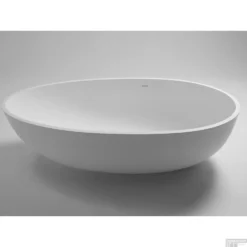 Vrijstaand Bad Crosstone Solid Surface 176x96x51 Cm Mat Wit -Zalig Baden Verkoopwinkel vrijstaand bad bws solid surface 176x96x51 cm mat wit 5