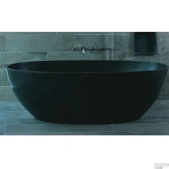 Vrijstaand Bad Luca Sanitair Vasca 180x80x60cm Solid Surface Antraciet -Zalig Baden Verkoopwinkel vrijstaand bad luca sanitair vasca 180x80x60cm solid surface antraciet luva1800a