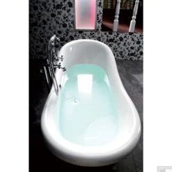 Vrijstaand Bad Sapho Charleston 188x80x71 Cm Wit Met Leeuwenpoten Chroom -Zalig Baden Verkoopwinkel vrijstaand bad sapho charleston 188x80x71 cm wit met leeuwenpoten chroom 2