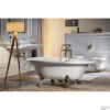 Vrijstaand Bad Sapho Regata 175x85x61 Cm Wit Met Leeuwenpoten Brons