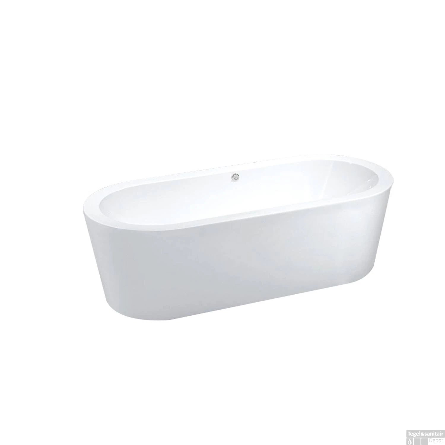 Vrijstaand Ligbad Best-design Time Out 178x80x55 Cm Acryl Wit 1 Vrijstaand Ligbad Best-design Time Out 178x80x55 Cm Acryl Wit