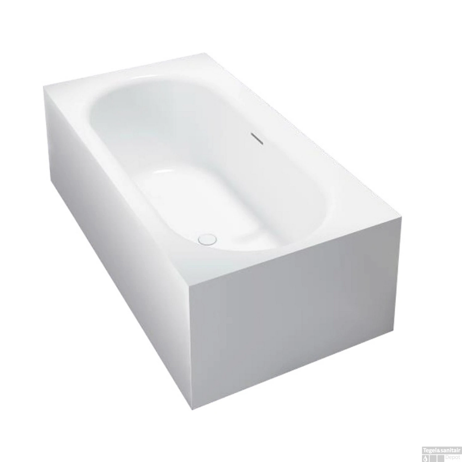 Vrijstaand Bad Best Design Home 180x93x55 Cm Solid Surface Mat Wit 1 Vrijstaand Bad Best Design Home 180x93x55 Cm Solid Surface Mat Wit