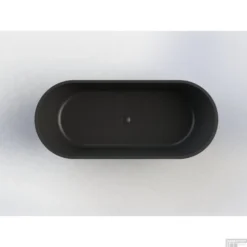 Vrijstaand Ligbad Arcqua Pinto 170x73x57 Cm Mat Zwart