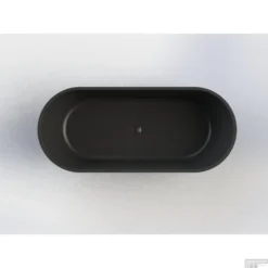 Vrijstaand Ligbad Arcqua Pinto 180x80x57 Cm Mat Zwart