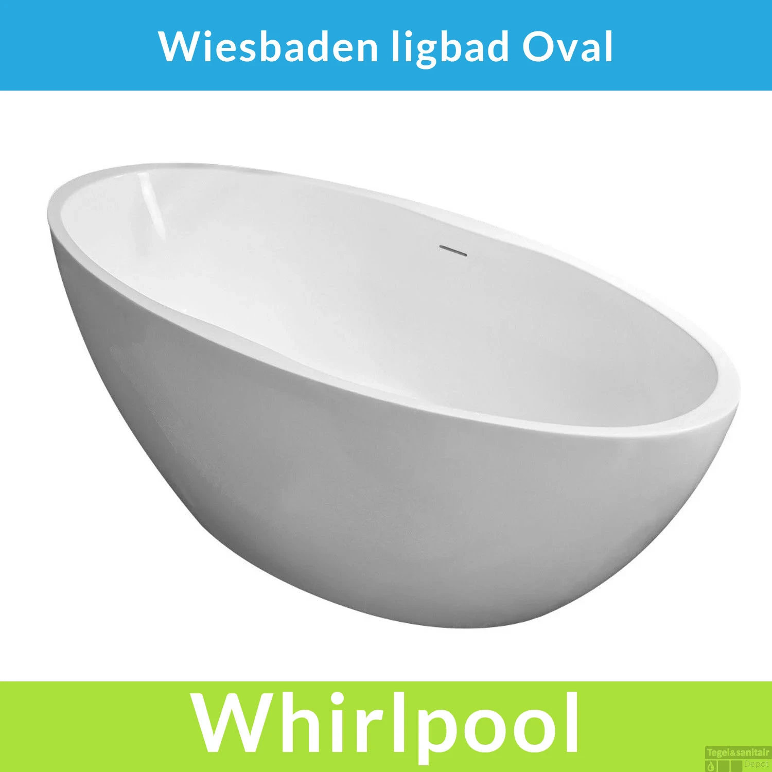 Vrijstaande Whirlpool Wiesbaden Oval 170x78x60 Cm Luchtsysteem Met Gunmetal Jets Mat Wit 1 Vrijstaande Whirlpool Wiesbaden Oval 170x78x60 Cm Luchtsysteem Met Gunmetal Jets Mat Wit