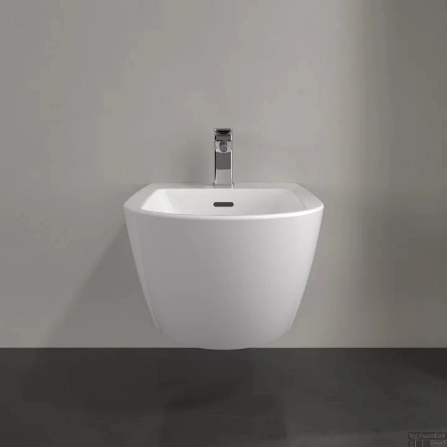 Wandbidet Villeroy & Boch Subway 3.0 CeramicPlus 56x37.5x27cm Wit Alpin 2 Wandbidet Villeroy & Boch Subway 3.0 CeramicPlus 56x37.5x27cm Wit Alpin - Afbeelding 2
