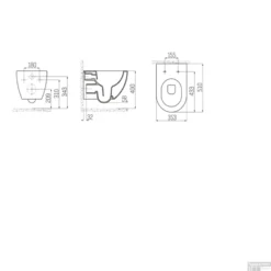 Wandcloset Boss & Wessing Rimoff Ophang Toilet Zonder Bidet Berry -Zalig Baden Verkoopwinkel wandcloset boss wessing rimoff ophang toilet zonder bidet berry tech