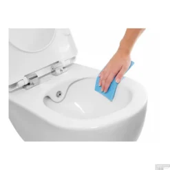 Wandcloset Boss & Wessing Freedom Randloos Met Bidetkraan Koudwater Wit (Excl. Zitting) -Zalig Baden Verkoopwinkel wandcloset creavit free met bidet rimfree wit keramiek excl. zitting detail