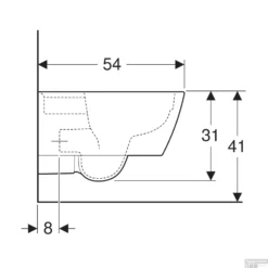 Wandcloset Geberit Icon Square 35x54 Cm Rimfree Wit -Zalig Baden Verkoopwinkel wandcloset geberit icon square 35x54 cm rimfree wit tech2