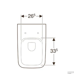 Wandcloset Geberit Icon Square 35x54 Cm Rimfree Wit -Zalig Baden Verkoopwinkel wandcloset geberit icon square 35x54 cm rimfree wit tech3