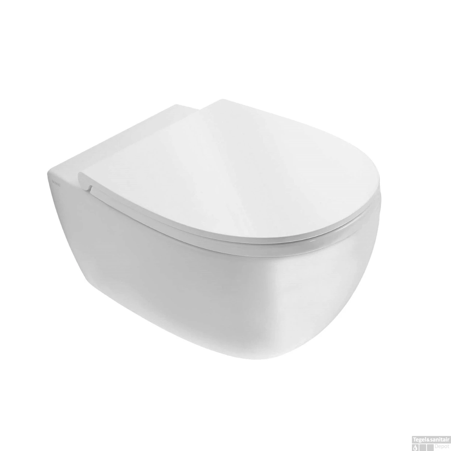 Wandcloset Luca Sanitair Vaso Rimless 54x36cm Mat Wit (Exclusief Zitting)