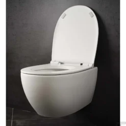 Wandcloset Luca Sanitair Vaso Rimless 54x36cm Mat Wit (Exclusief Zitting) -Zalig Baden Verkoopwinkel wandcloset luca sanitair vaso rimless 54x36cm mat wit exclusief zitting sfeer