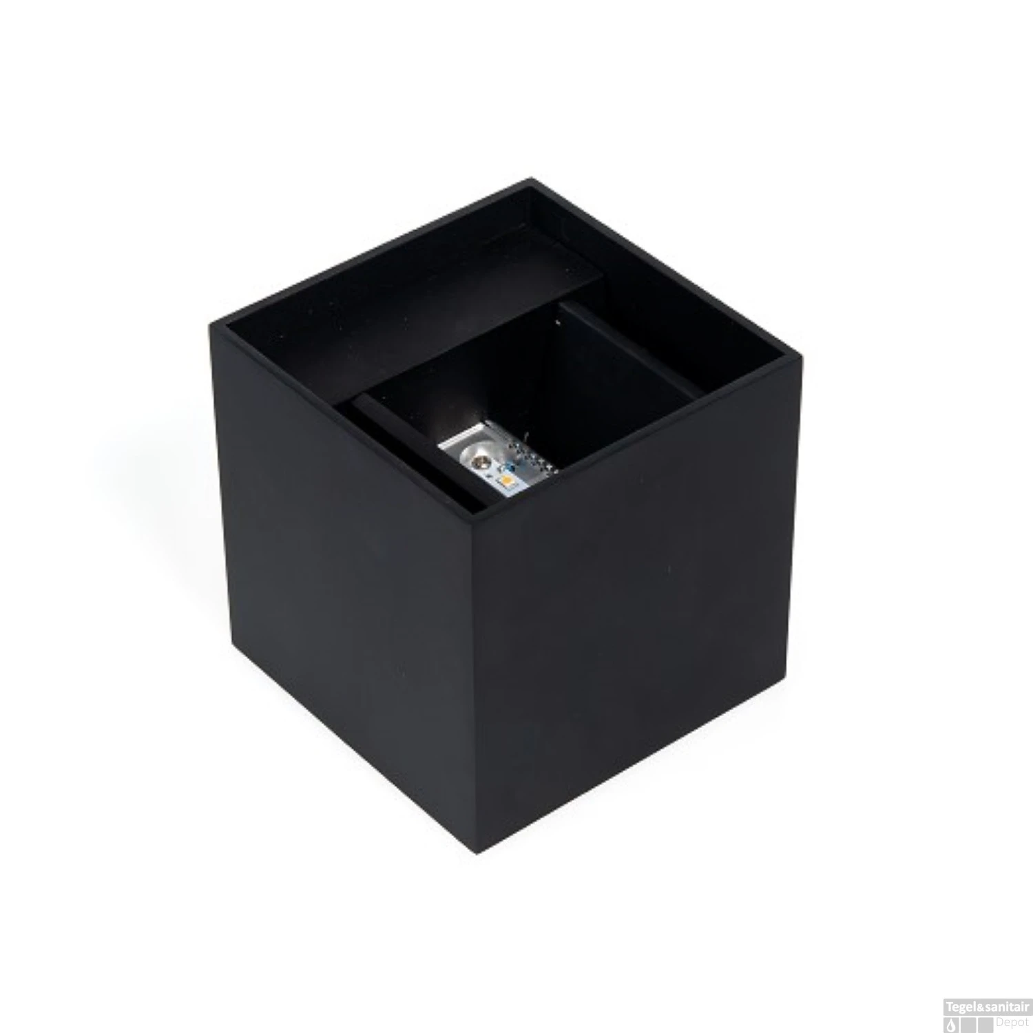 Wandlamp Met LED-Verlichting NJOY Cube Zwart 6 Watt 1 Wandlamp Met LED-Verlichting NJOY Cube Zwart 6 Watt