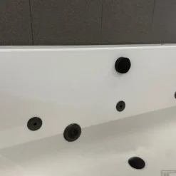 Whirlpool Boss & Wessing Dahlia Jetline 180x80 Cm Enkel Systeem Black Tin -Zalig Baden Verkoopwinkel whirlpool boss wessing dahlia jetline 170x75 cm enkel systeem black tin sfeer 1