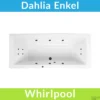 Whirlpool Boss & Wessing Dahlia Jetline 180x80 Cm Enkel Systeem Black Tin